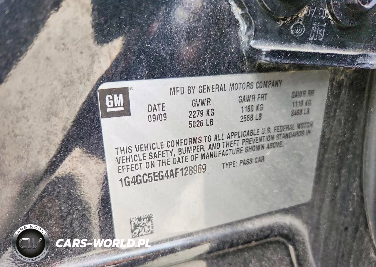 2010 Buick Lacrosse Cxl VIN:1G4GC5EG4AF128969 - 12