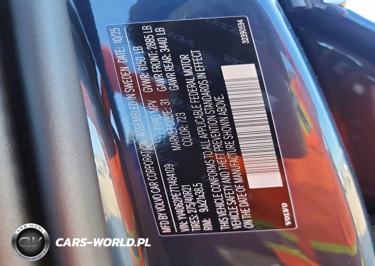 2026 Volvo Xc90 Plus VIN:YV4062PE7T1484109 - 14