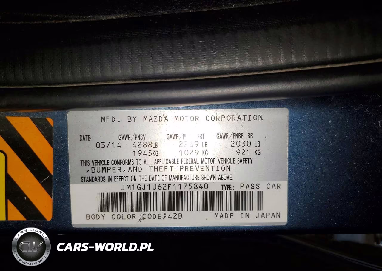 2015 Mazda 6 Sport VIN:JM1GJ1U62F1175840 - 13