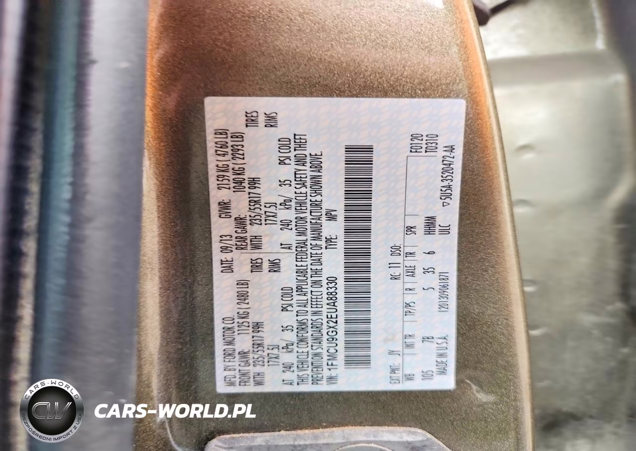 2014 Ford Escape Se VIN:1FMCU9GX2EUA88330 - 13