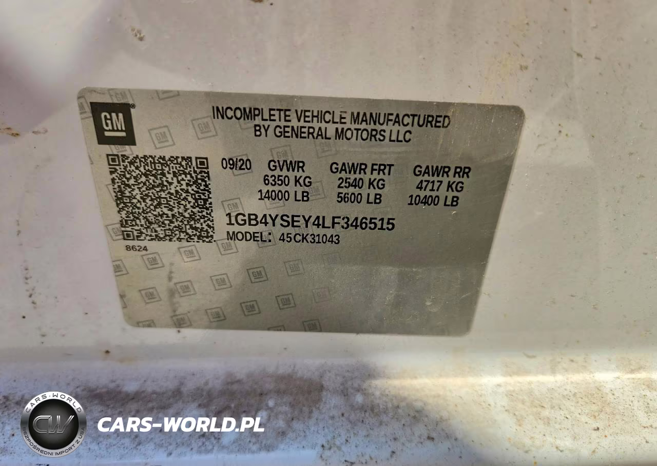 2020 Chevrolet Silverado K3500 VIN:1GB4YSEY4LF346515 - 12
