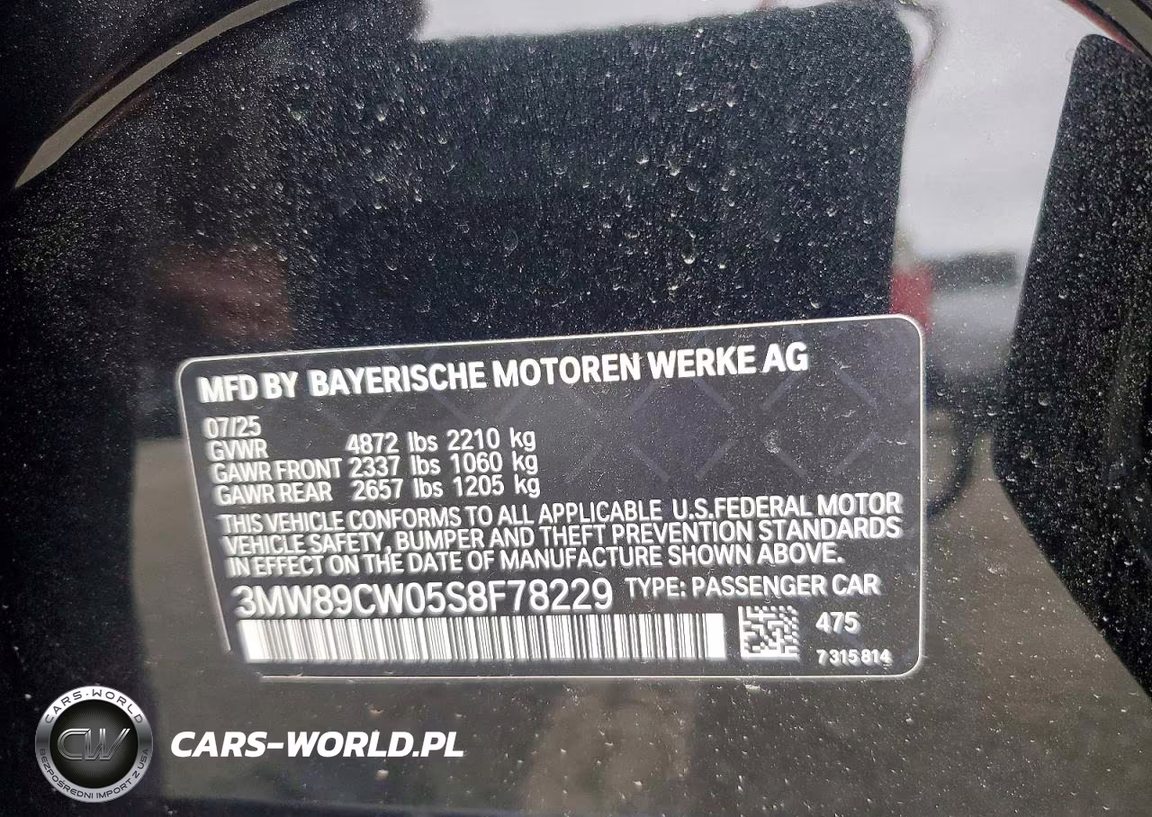 2025 BMW 330Xi VIN:3MW89CW05S8F78229 - 12