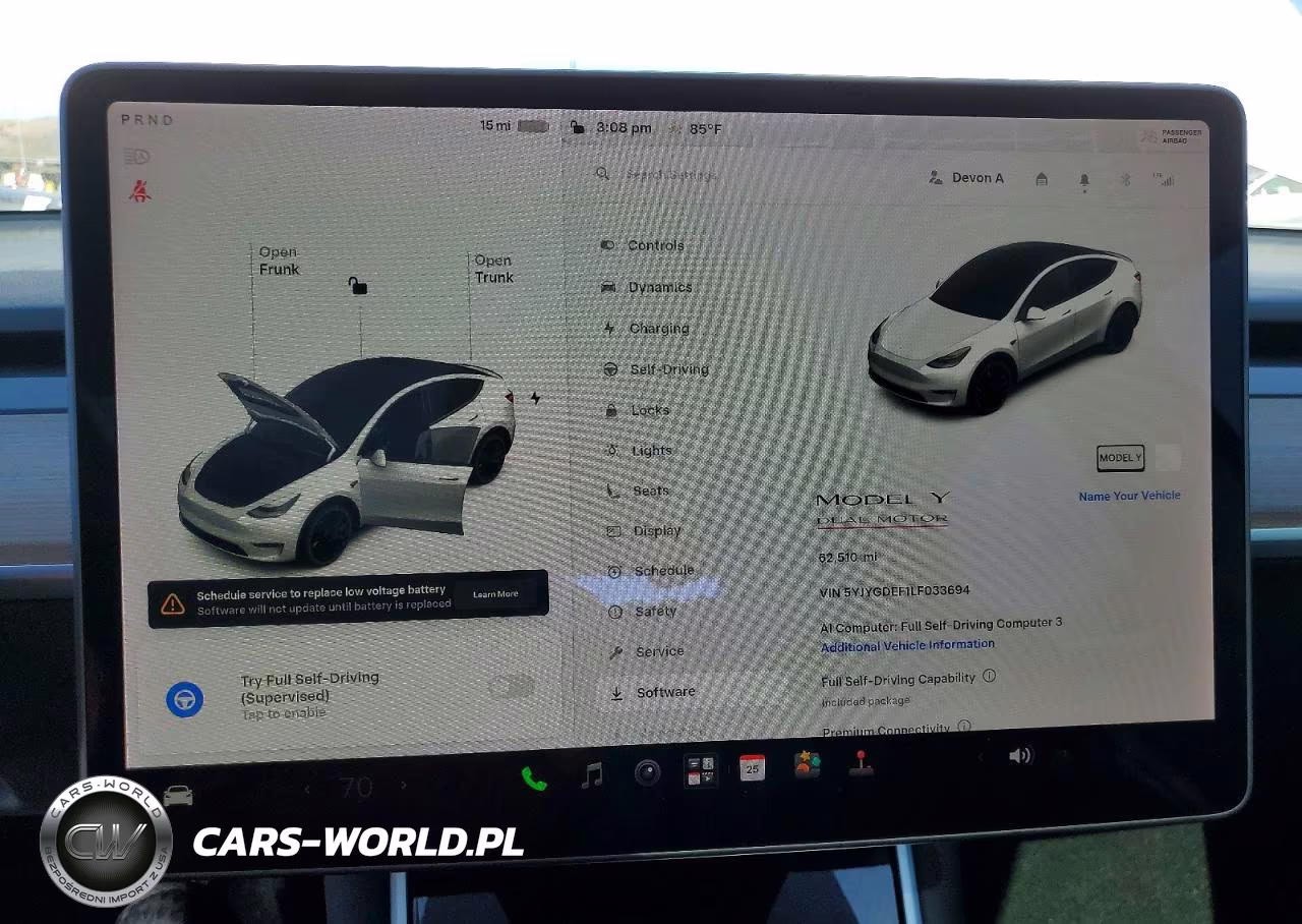 2020 Tesla Model Y VIN:5YJYGDEF1LF033694 - 9