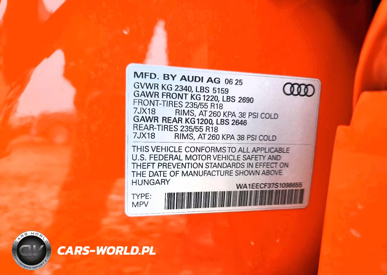 2025 Audi Q3 Premium Plus S Line 45 VIN:WA1EECF37S1098655 - 13
