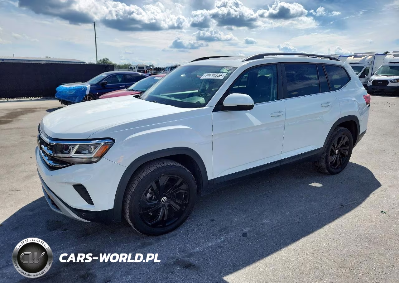 2022 Volkswagen Atlas Se VIN:1V2JP2CA3NC502652 - 1