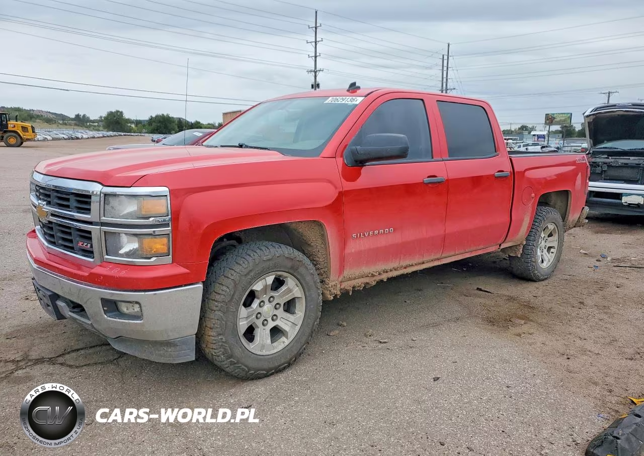 2014 Chevrolet Silverado K1500 Lt VIN:3GCUKREH6EG214881 - 1