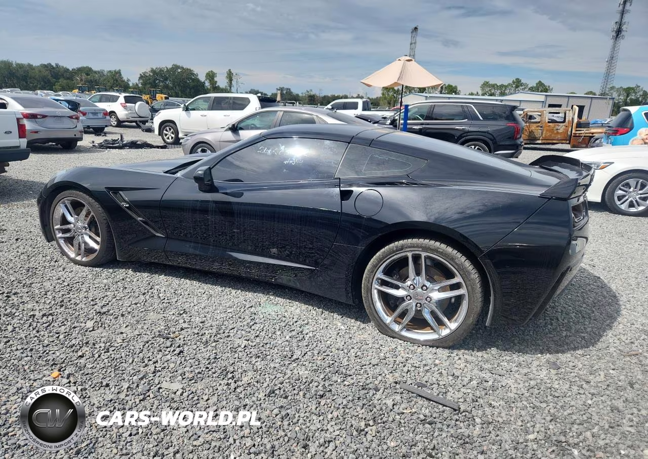 2014 Chevrolet Corvette Stingray Z51 3Lt VIN:1G1YM2D71E5114988 - 2