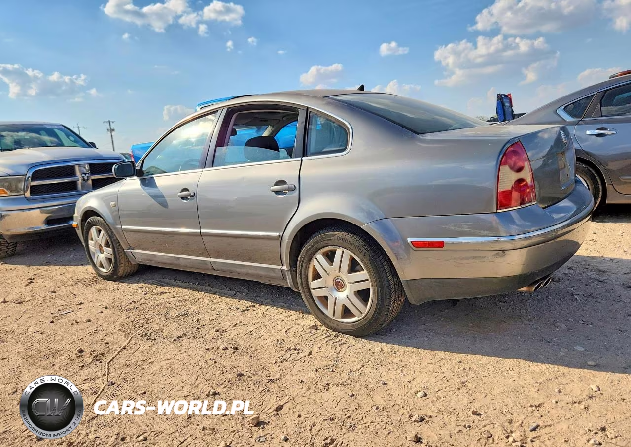2003 Volkswagen Passat W8 4Motion VIN:WVWUK63B23P110474 - 2