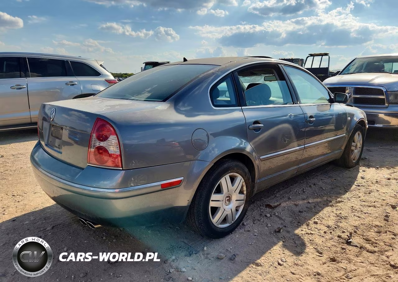 2003 Volkswagen Passat W8 4Motion VIN:WVWUK63B23P110474 - 3