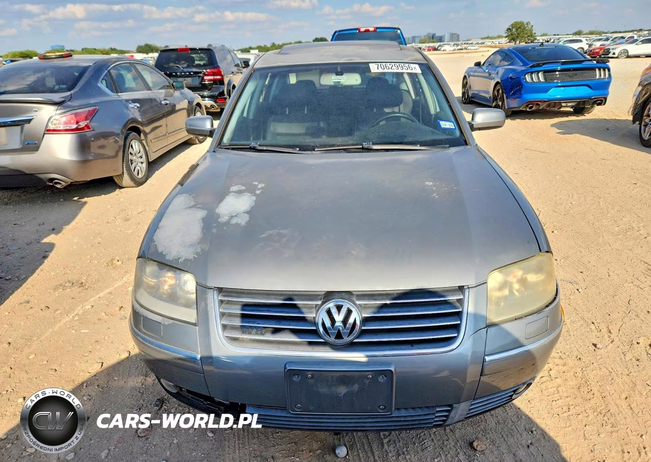 2003 Volkswagen Passat W8 4Motion VIN:WVWUK63B23P110474 - 5