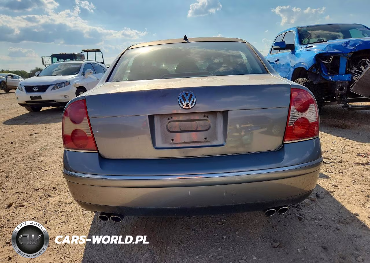 2003 Volkswagen Passat W8 4Motion VIN:WVWUK63B23P110474 - 6