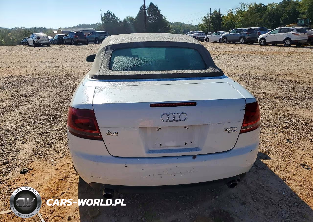 2007 Audi A4 2.0T Cabriolet Quattro VIN:WAUDF48H47K026923 - 6