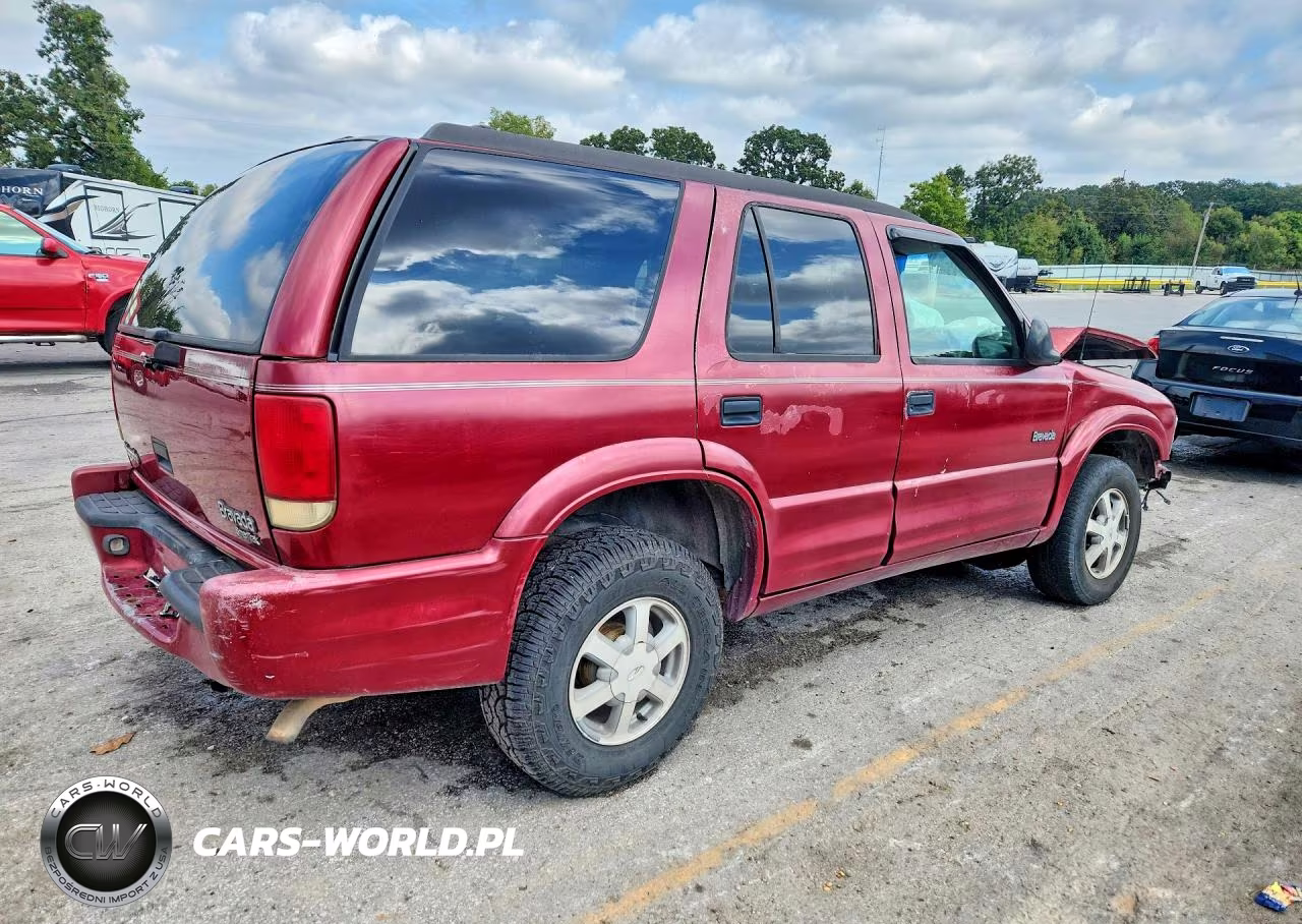 1998 Oldsmobile Bravada VIN:1GHDT13W9W2723691 - 3