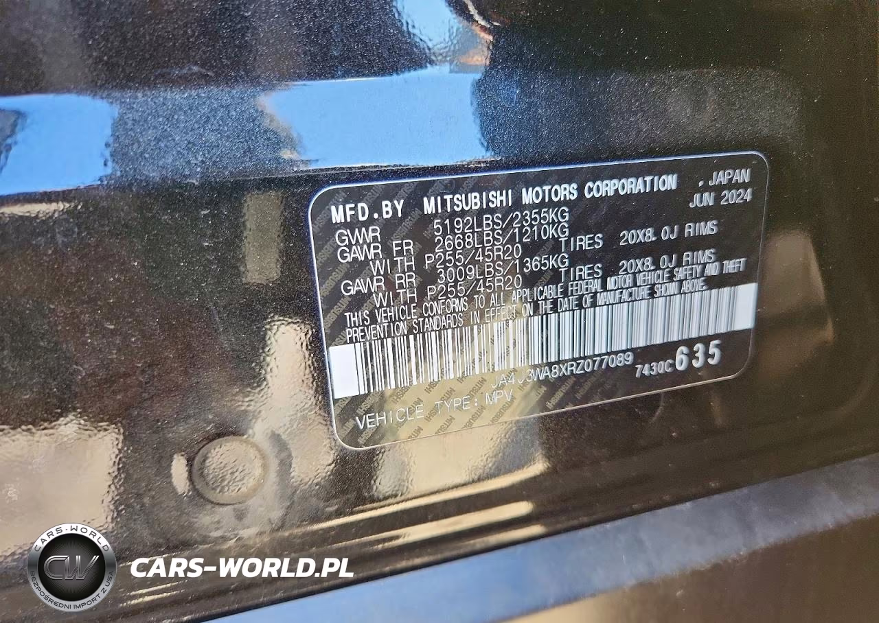 2024 Mitsubishi Outlander Sel VIN:JA4J3WA8XRZ077089 - 13