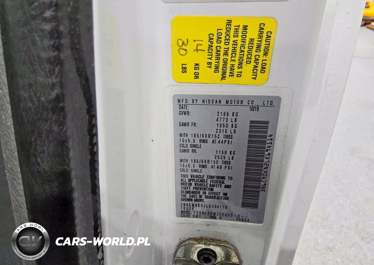 2020 Nissan Nv200 S VIN:3N6CM0KN2LK694114 - 13