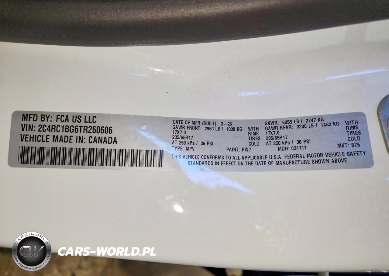 2026 Chrysler Pacifica Select VIN:2C4RC1BG6TR260606 - 13