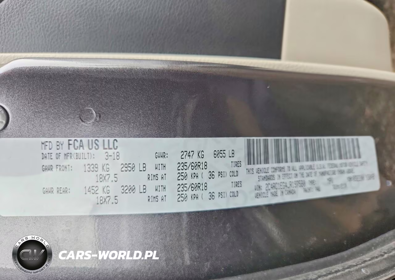2018 Chrysler Pacifica Touring L Plus VIN:2C4RC1EG4JR197580 - 13
