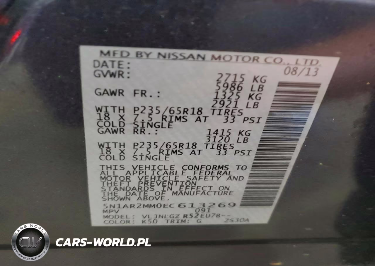 2014 Nissan Pathfinder S VIN:5N1AR2MM0EC613269 - 13
