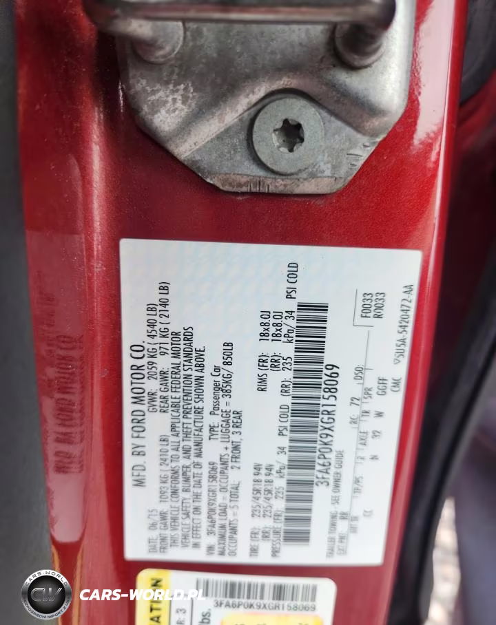 2016 Ford Fusion Titanium VIN:3FA6P0K9XGR158069 - 12