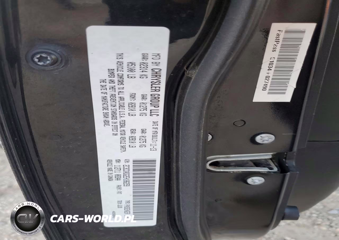 2014 Chrysler 300C Varvatos VIN:2C3CCADG2EH186259 - 12