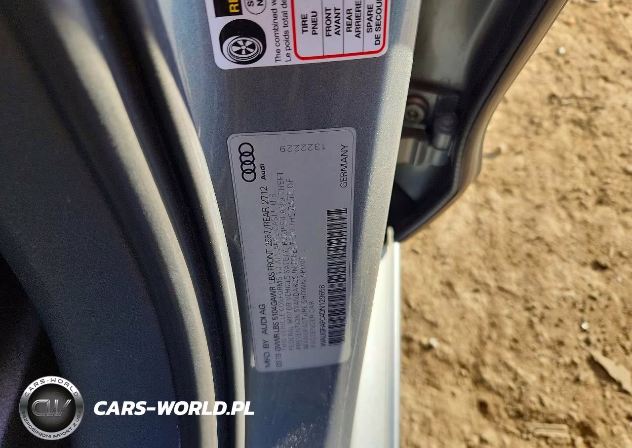 2013 Audi A6 Premium Plus VIN:WAUGFAFC4DN129658 - 12