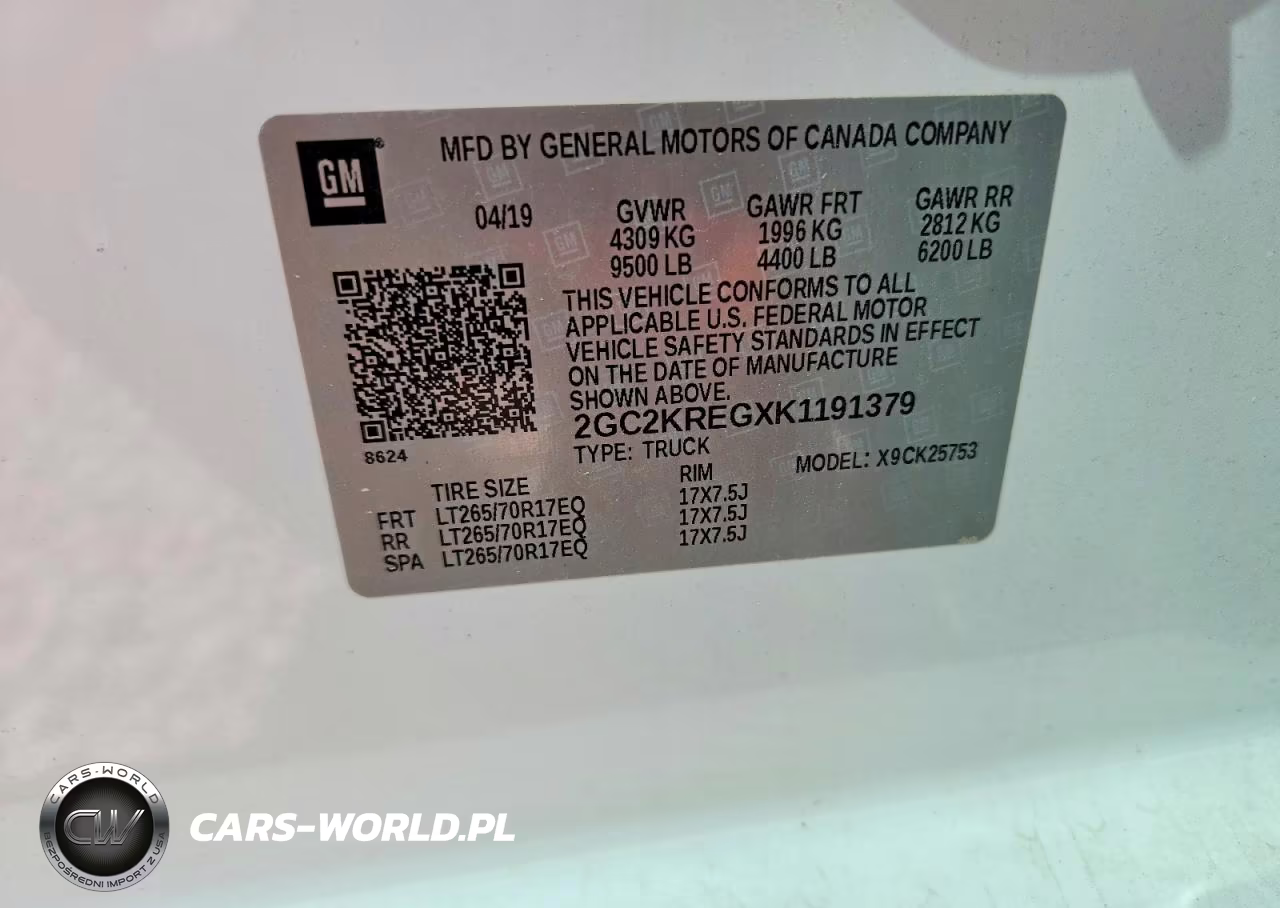 CHEVROLET SILVERADO 2500HD VIN:2GC2KREGXK1191379 - 12