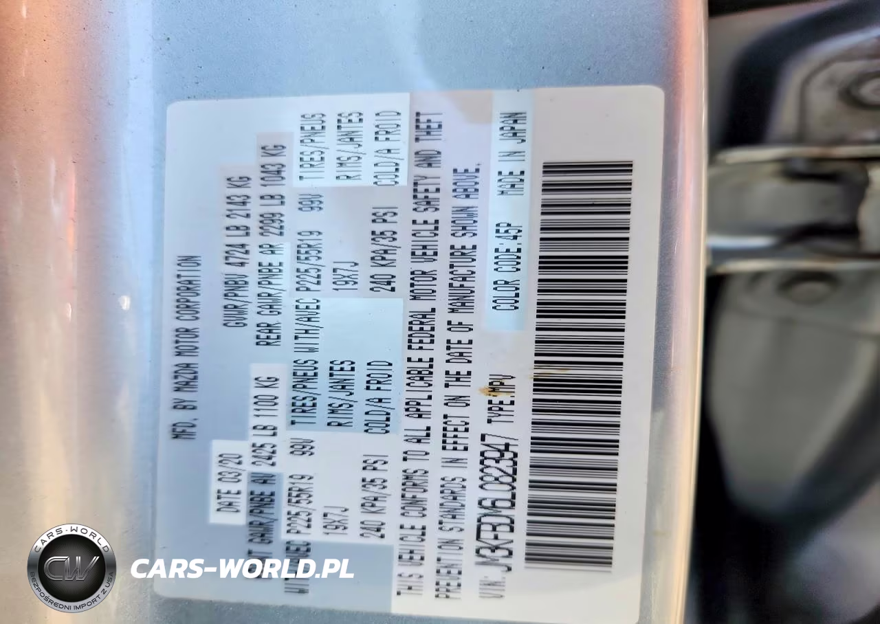 2020 Mazda Cx-5 Grand Touring VIN:JM3KFBDM6L0823947 - 14