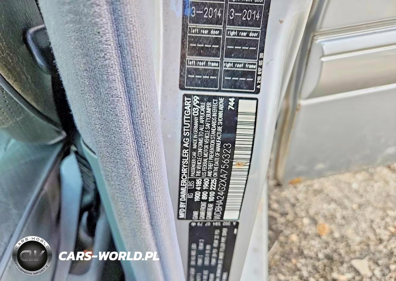 1999 Mercedes-Benz C 230 VIN:WDBHA24G2XA756323 - 12