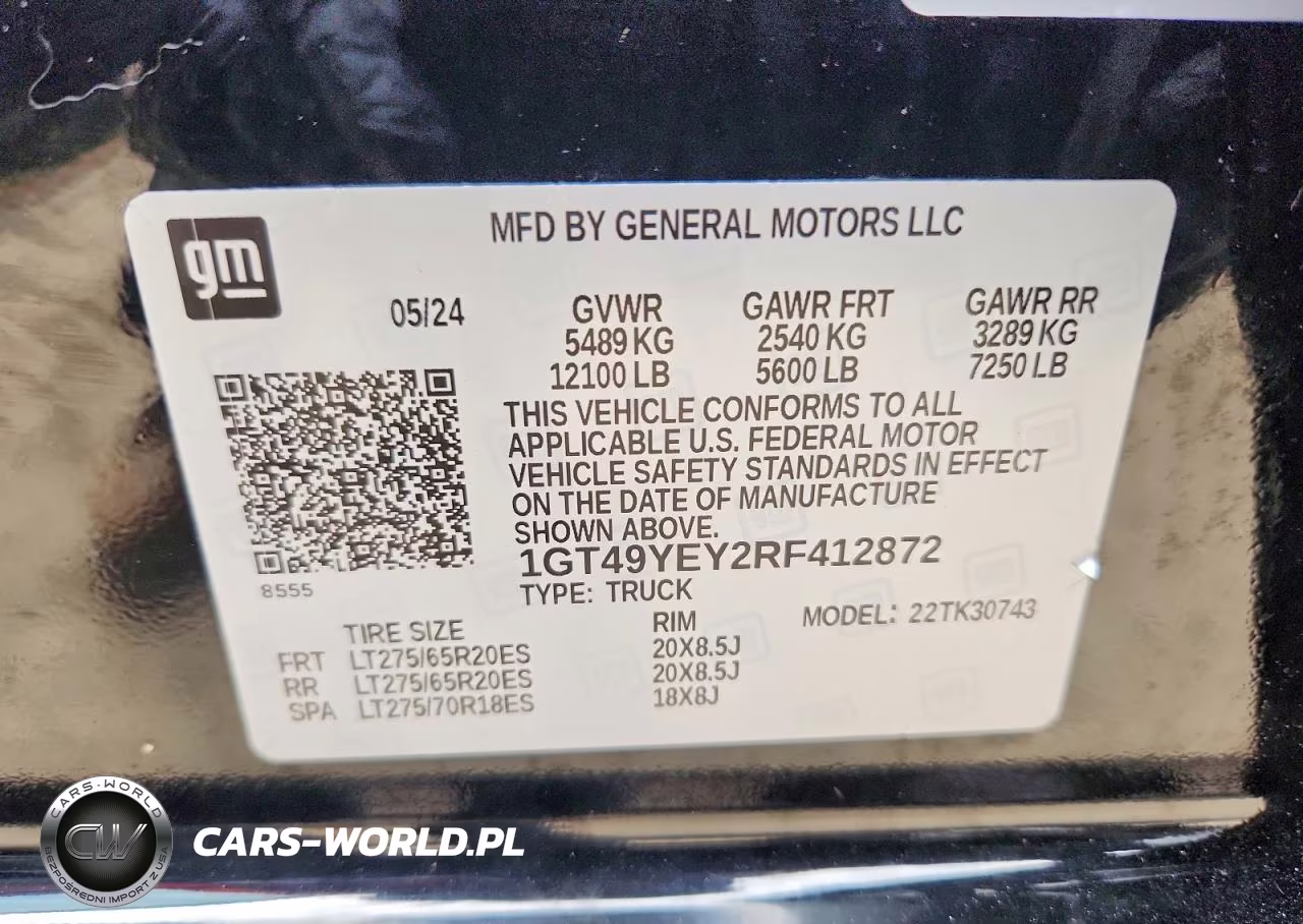 2024 GMC Sierra K3500 Denali Ultimate VIN:1GT49YEY2RF412872 - 13