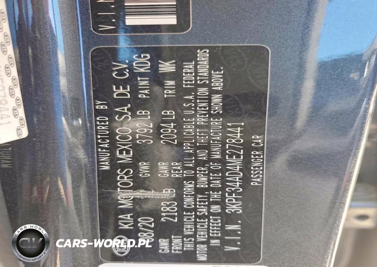 2021 Kia Forte Gt Limited VIN:3KPF34AD4ME278441 - 13