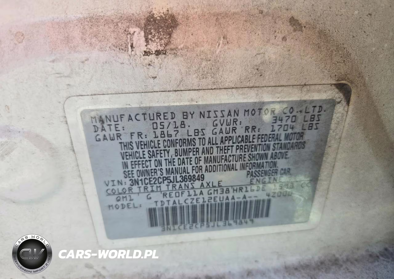 2018 Nissan Versa Note S VIN:3N1CE2CP5JL369849 - 12