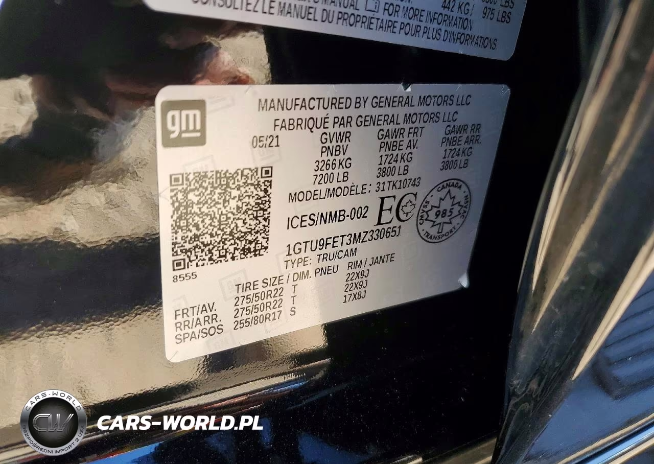 2021 GMC Sierra K1500 Denali VIN:1GTU9FET3MZ330651 - 13