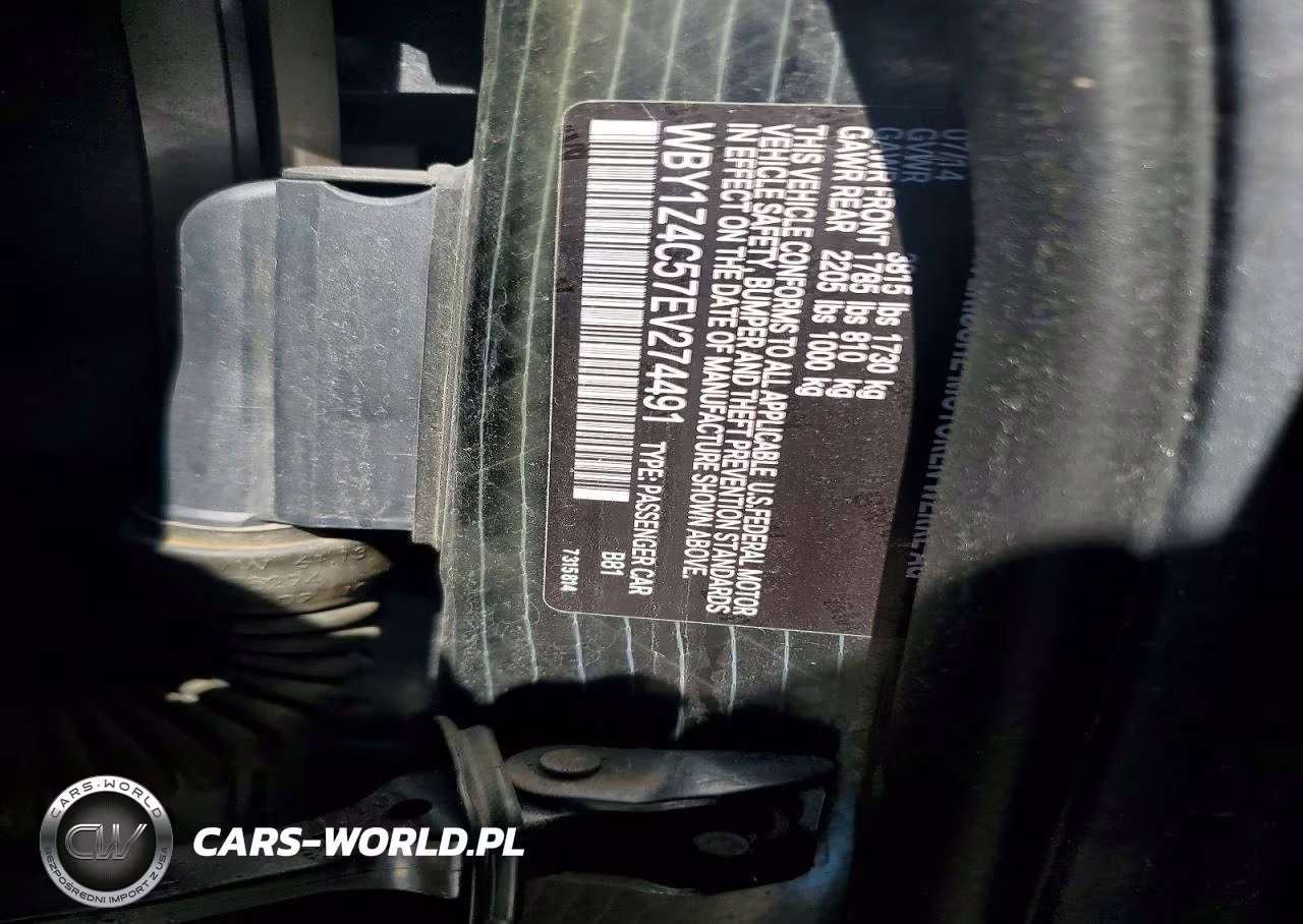 2014 BMW I3 Rex VIN:WBY1Z4C57EV274491 - 12