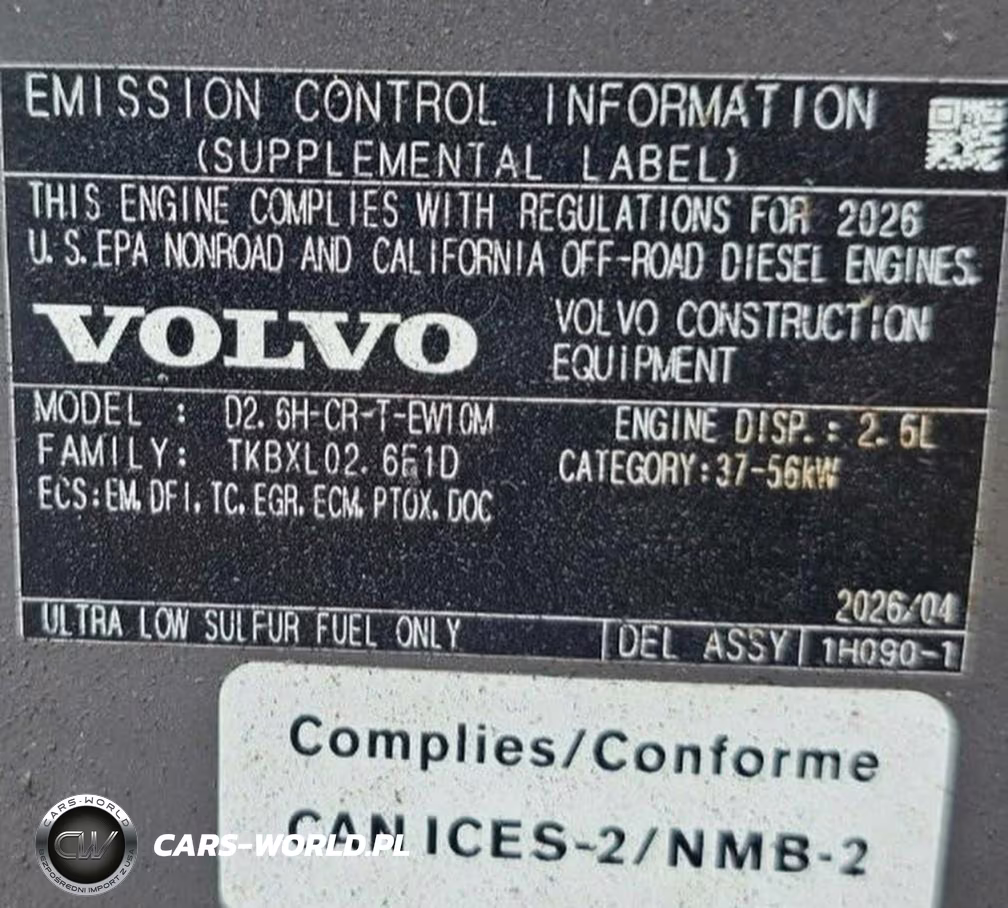 2026 Volvo Ec650 Mini Excavator VIN:VCE0C1ZFV00410579 - 5