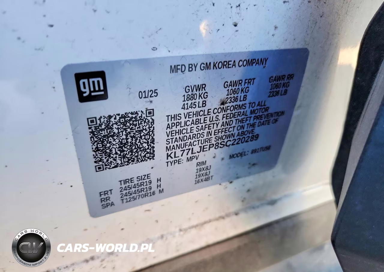 2025 Chevrolet Trax 2Rs VIN:KL77LJEP8SC220289 - 14