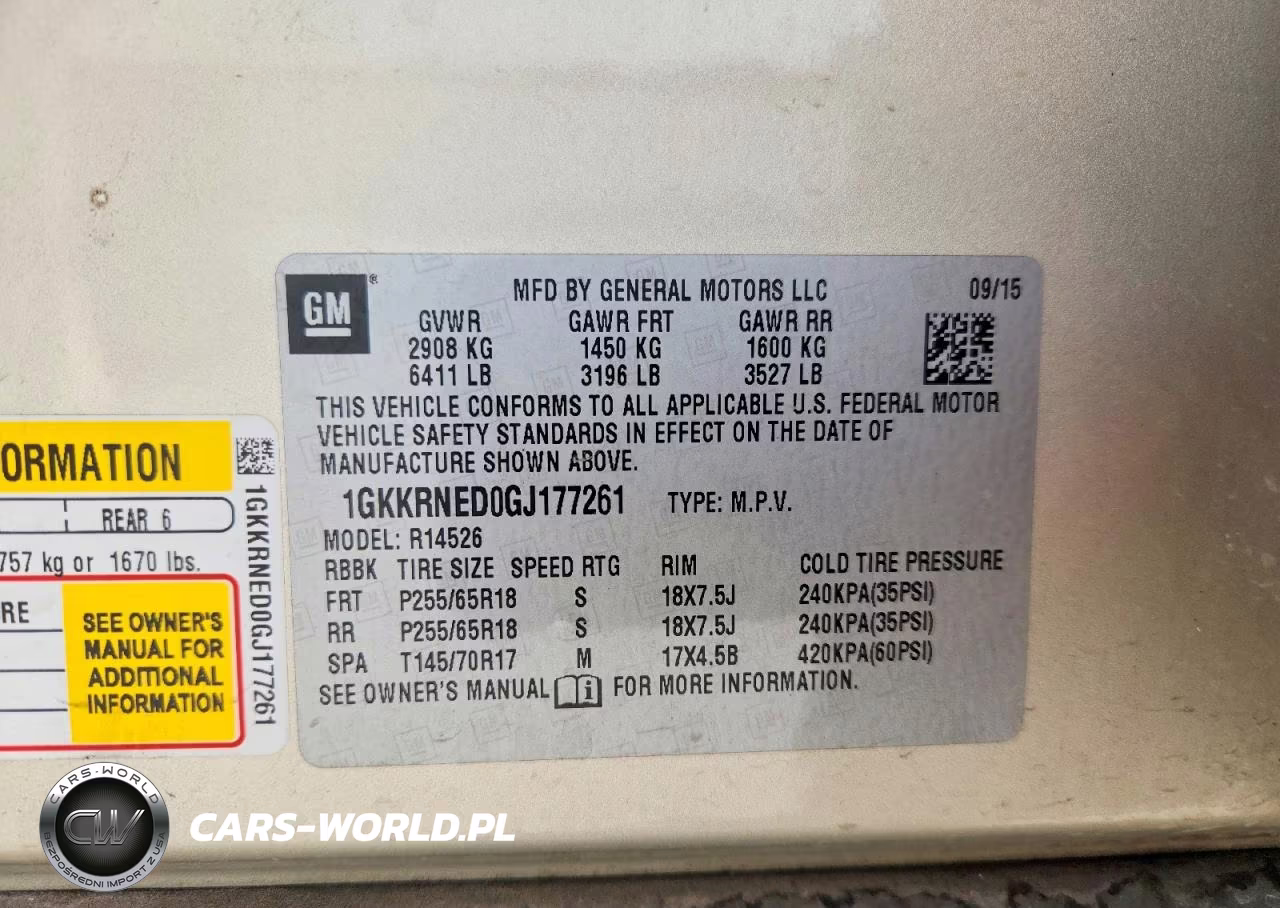2016 GMC Acadia Sle VIN:1GKKRNED0GJ177261 - 13