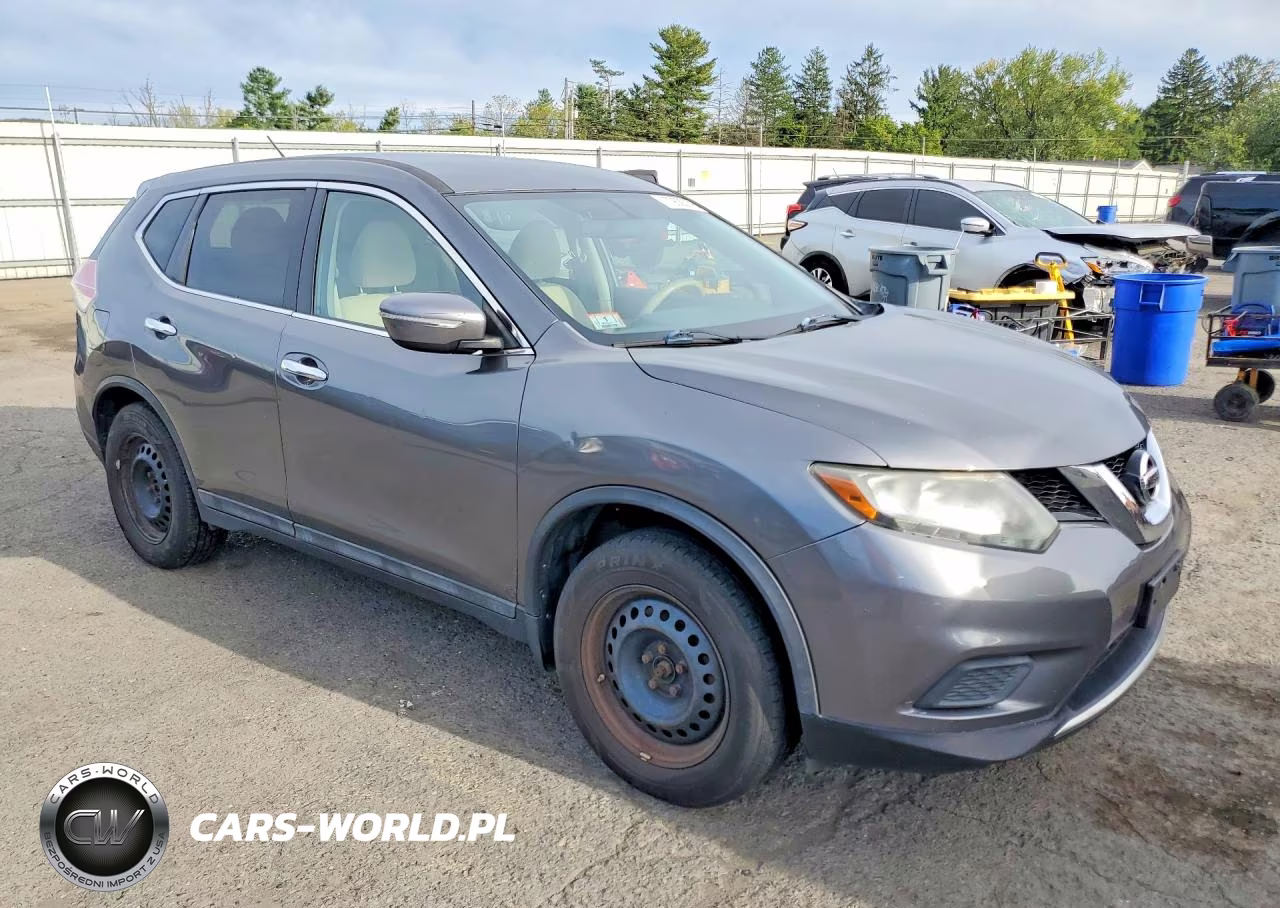 2015 Nissan Rogue S VIN:5N1AT2MKXFC765545 - 4