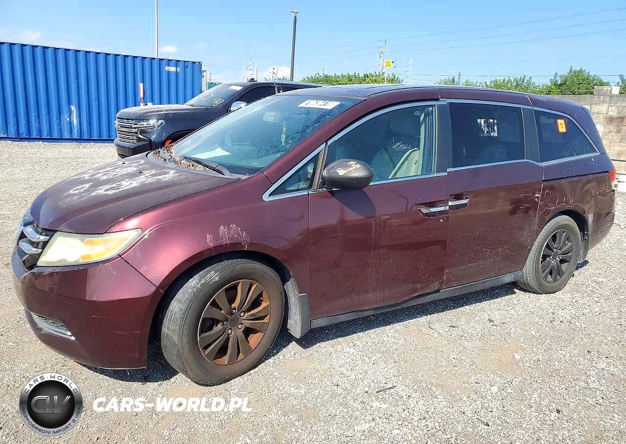 2015 Honda Odyssey Exl VIN:5FNRL5H64FB046722 - 1