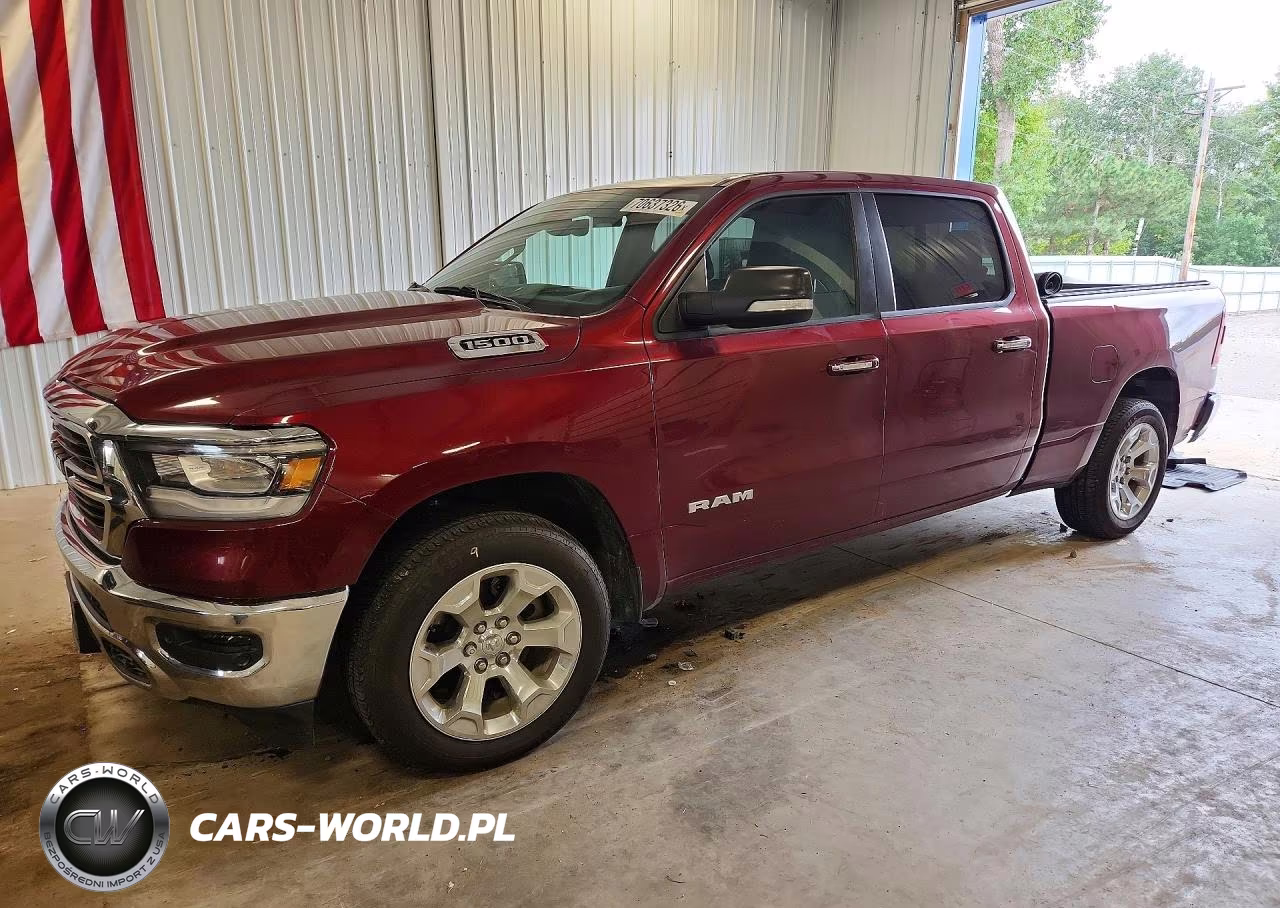 2019 Ram 1500 Big Horn-Lone Star VIN:1C6RRFMG1KN848442 - 1