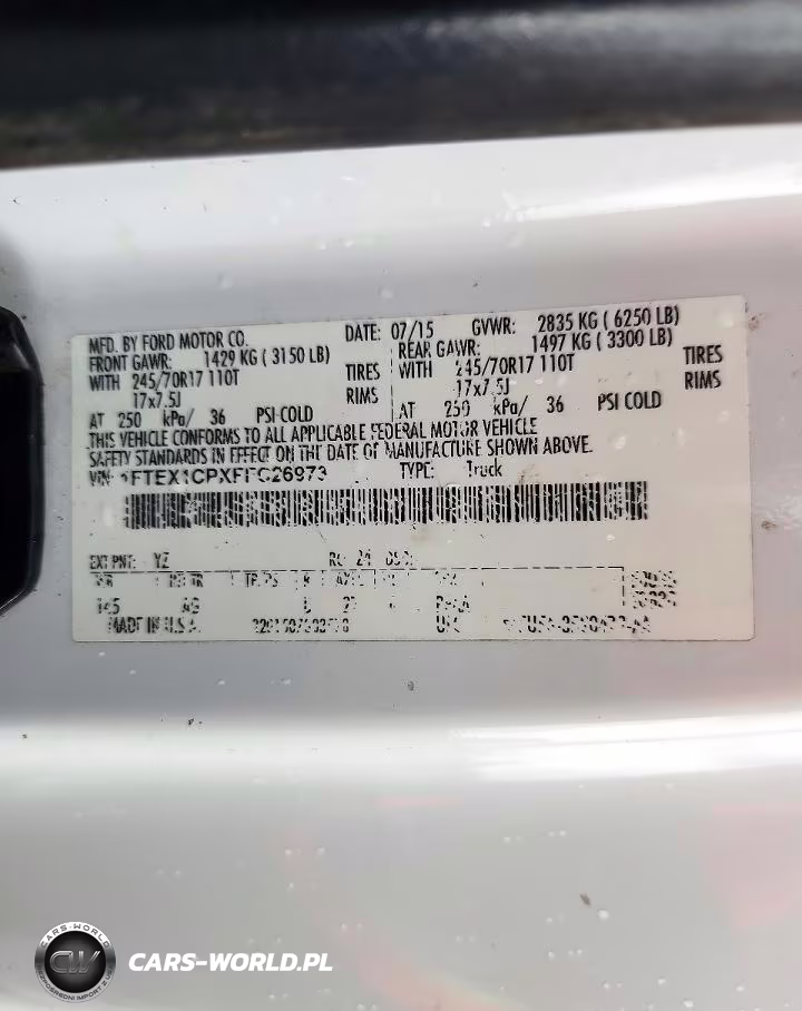 2015 Ford F150 Super Cab VIN:1FTEX1CPXFFC26973 - 12