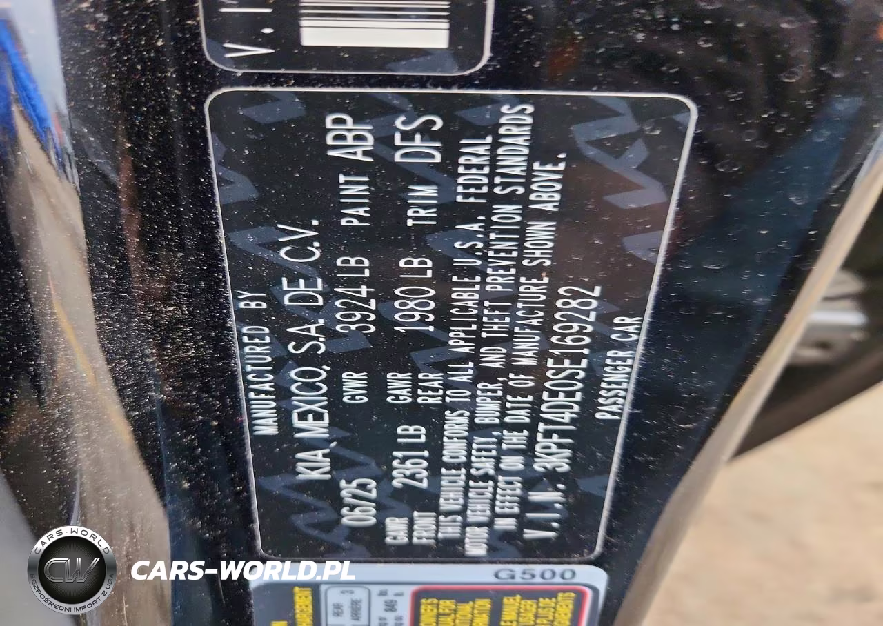 2025 Kia K4 Lxs VIN:3KPFT4DE0SE169282 - 13