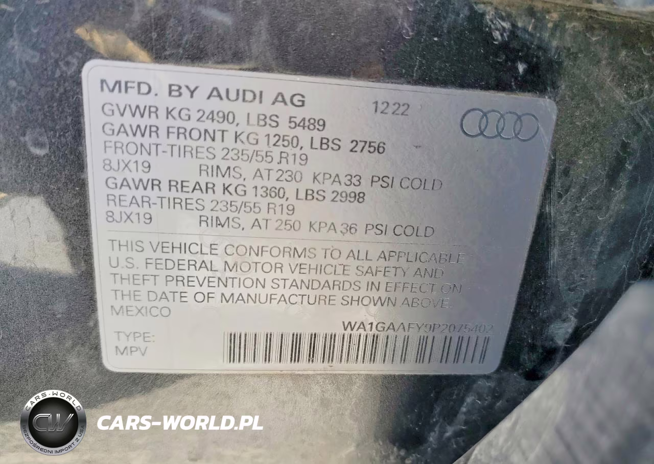 2023 Audi Q5 Premium 45 VIN:WA1GAAFY9P2075402 - 14