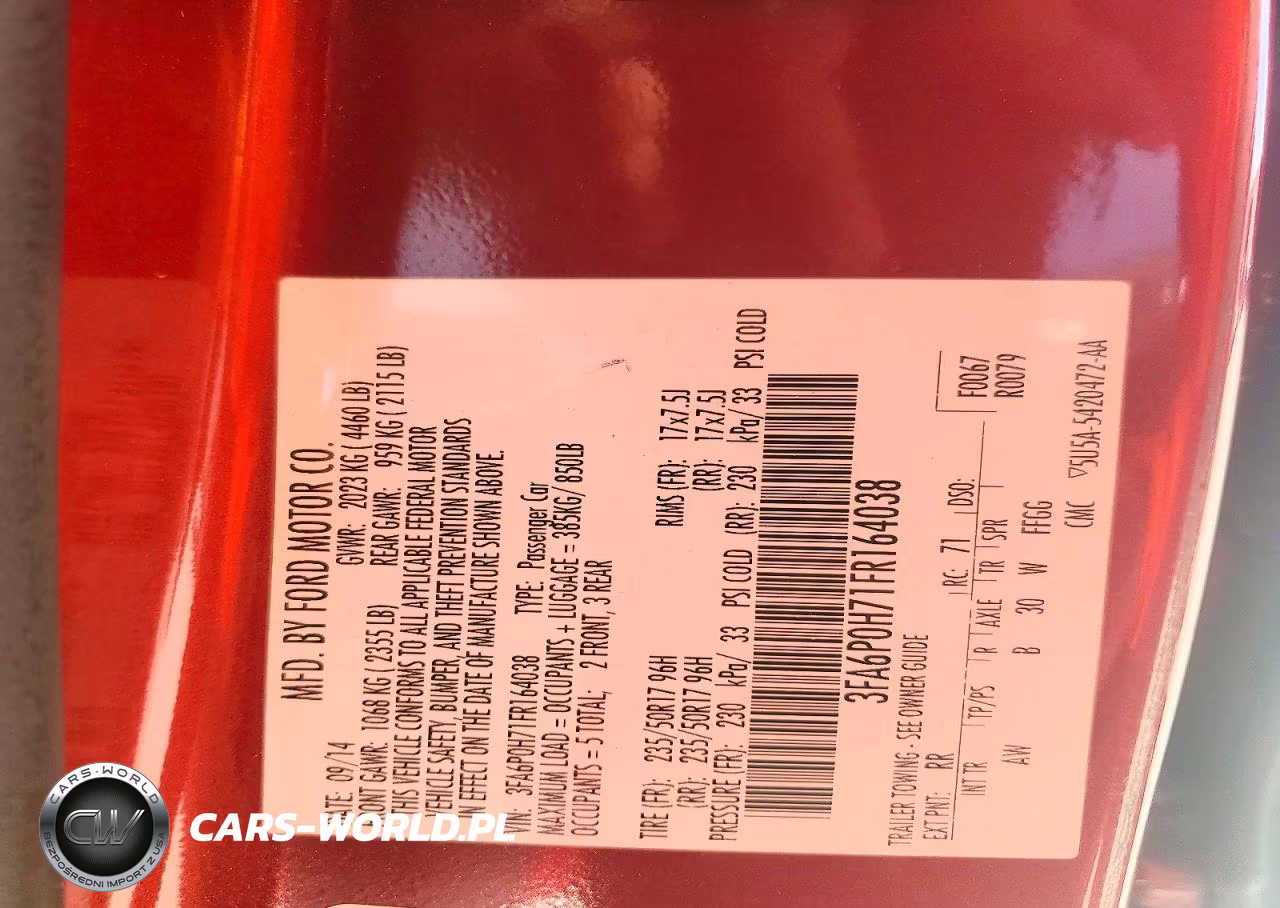 2015 FORD FUSION SE VIN:3FA6P0H71FR164038 - 12