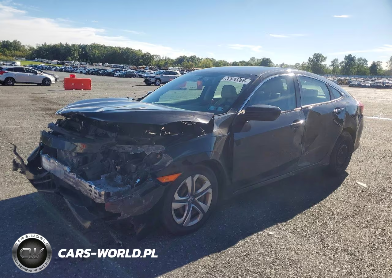 2018 Honda Civic Lx VIN:2HGFC2F53JH560089 - 1