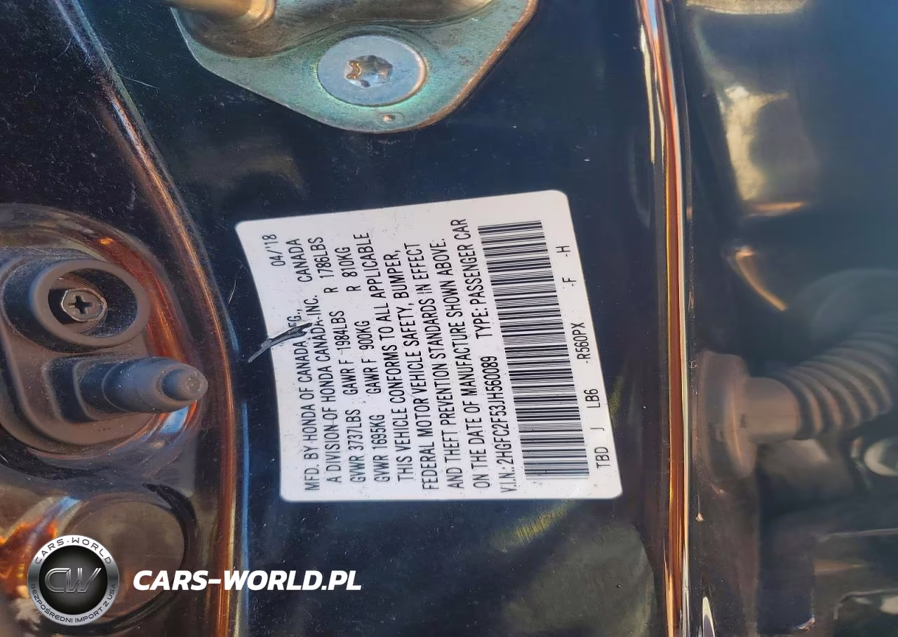 2018 Honda Civic Lx VIN:2HGFC2F53JH560089 - 12