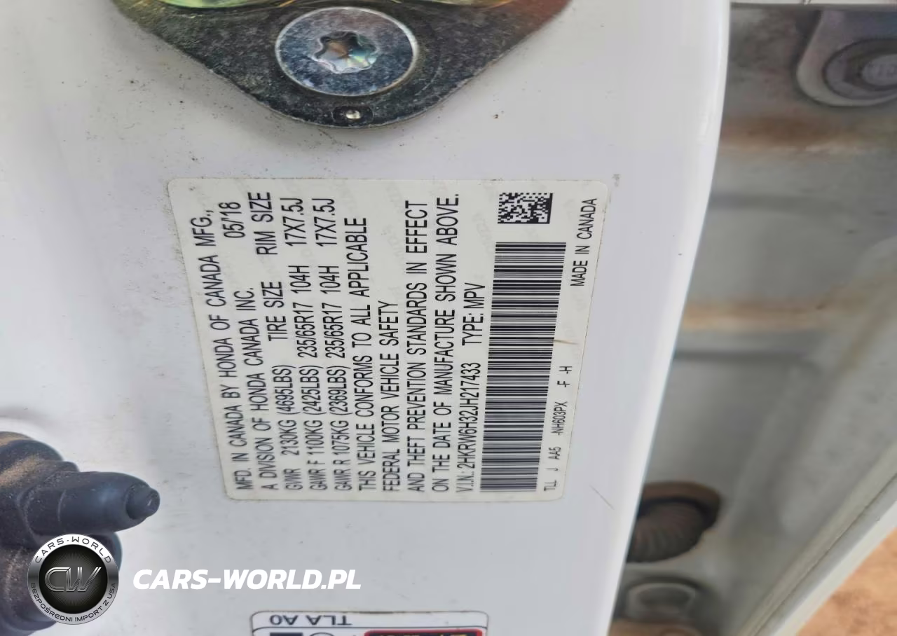 2018 Honda Cr-V Lx VIN:2HKRW6H32JH217433 - 13