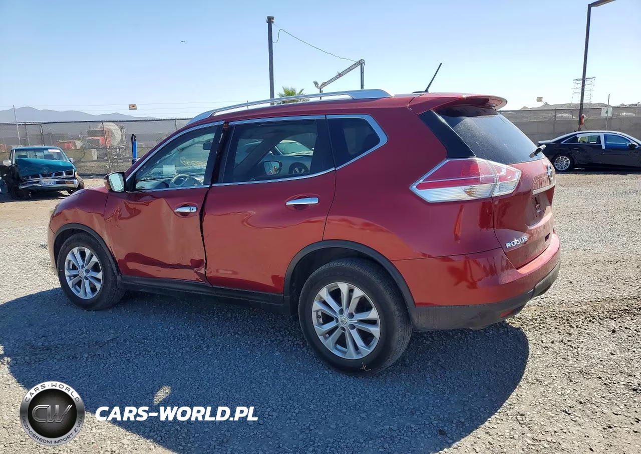 2015 Nissan Rogue Sv VIN:KNMAT2MT9FP533735 - 2