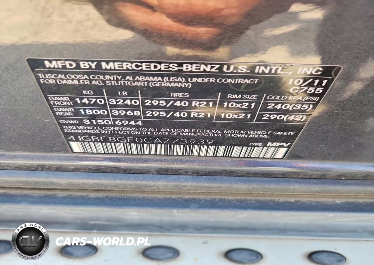 2012 Mercedes-Benz Gl 550 4Matic VIN:4JGBF8GE0CA773939 - 13