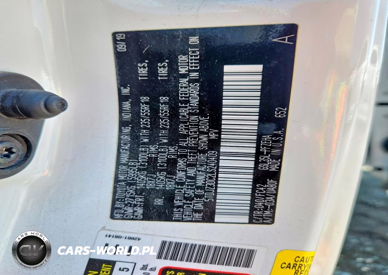 2020 Toyota Sienna E Grade VIN:5TDJZ3DC2LS240409 - 13