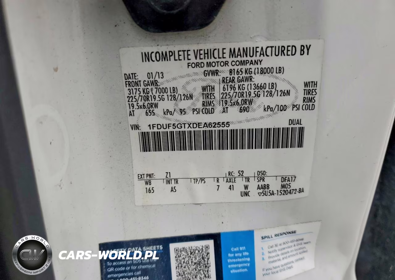 2013 Ford F550 Super Duty Bucket Truck VIN:1FDUF5GTXDEA62555 - 12